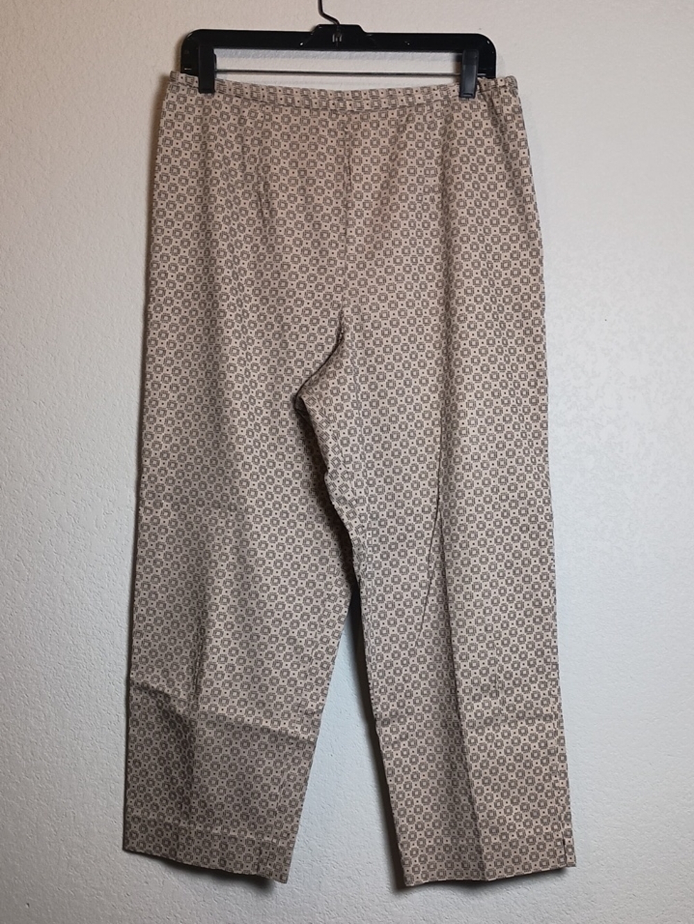Women's Pendleton Black And Taupe Pattern Pants Size 14